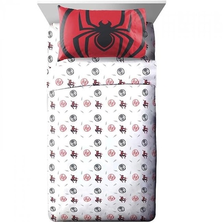 Spider-Man Spider-Man 820319 3 Piece Marvel Spider-man Miles Morales New Kid Full Size Sheet Set 820319